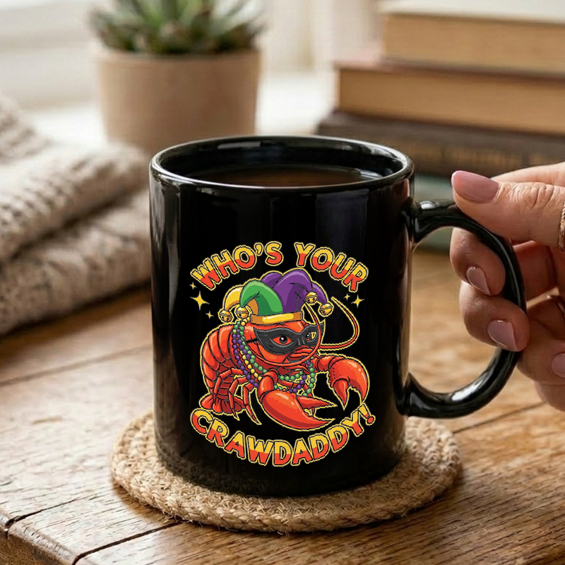 Mardi Gras Crawfish Celebration Mug