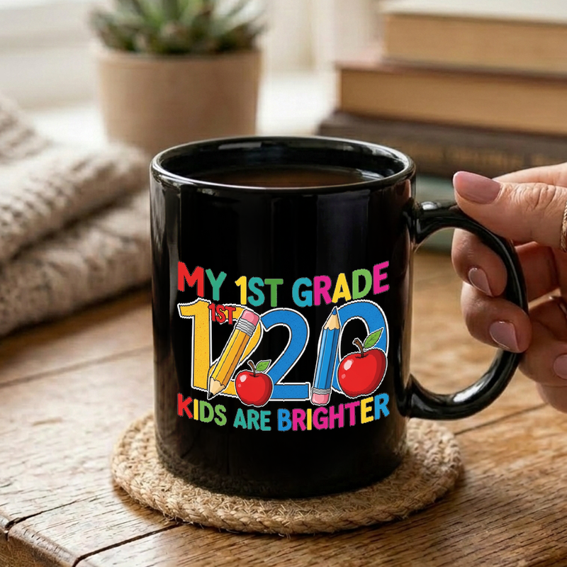 Bright 120 Days School Graphic Mug