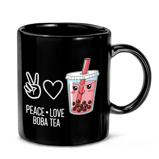 Kawaii Boba Tea Design Mug