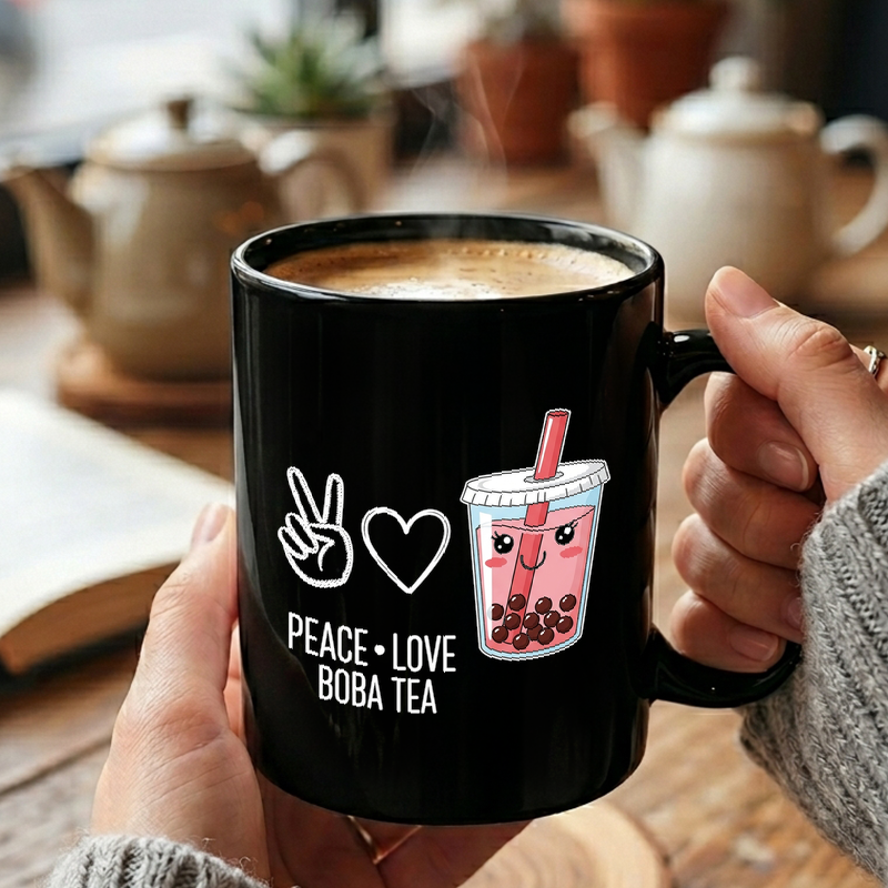 Kawaii Boba Tea Design Mug