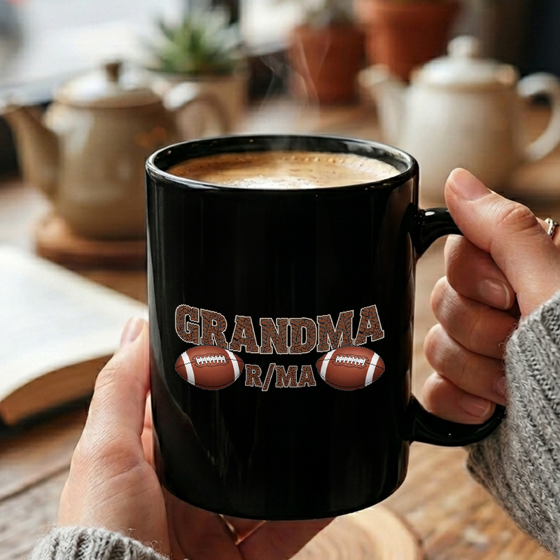 Football Grandma Graphic Design Mug
