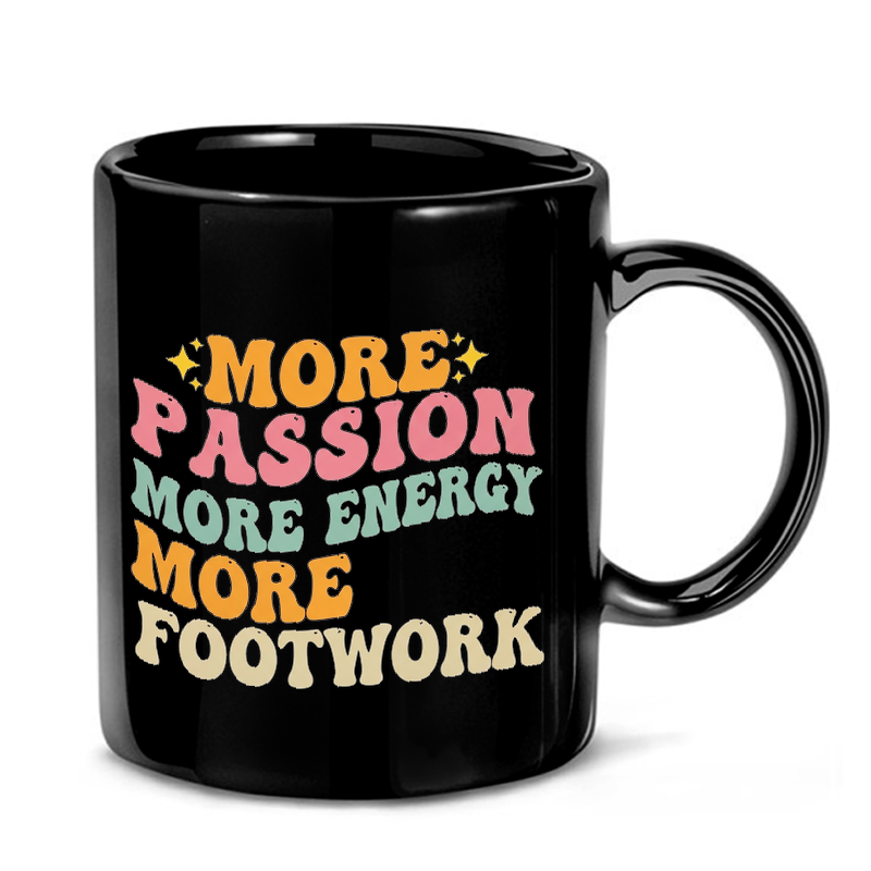 Retro Passion Energy Footwork Mug