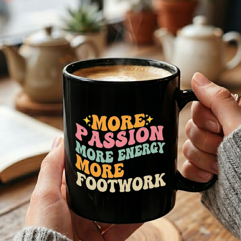 Retro Passion Energy Footwork Mug