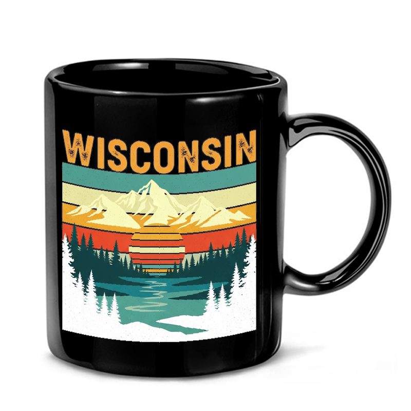 Vintage Wisconsin Landscape Mug