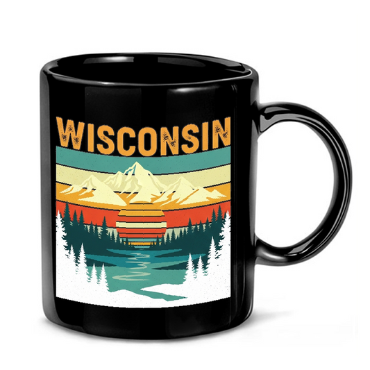 Vintage Wisconsin Landscape Mug