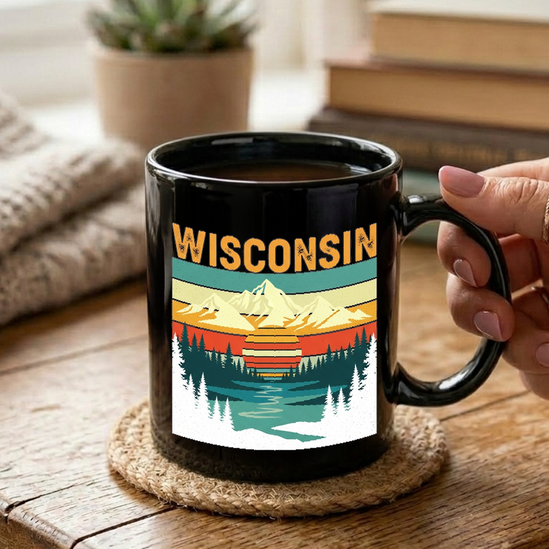 Vintage Wisconsin Landscape Mug