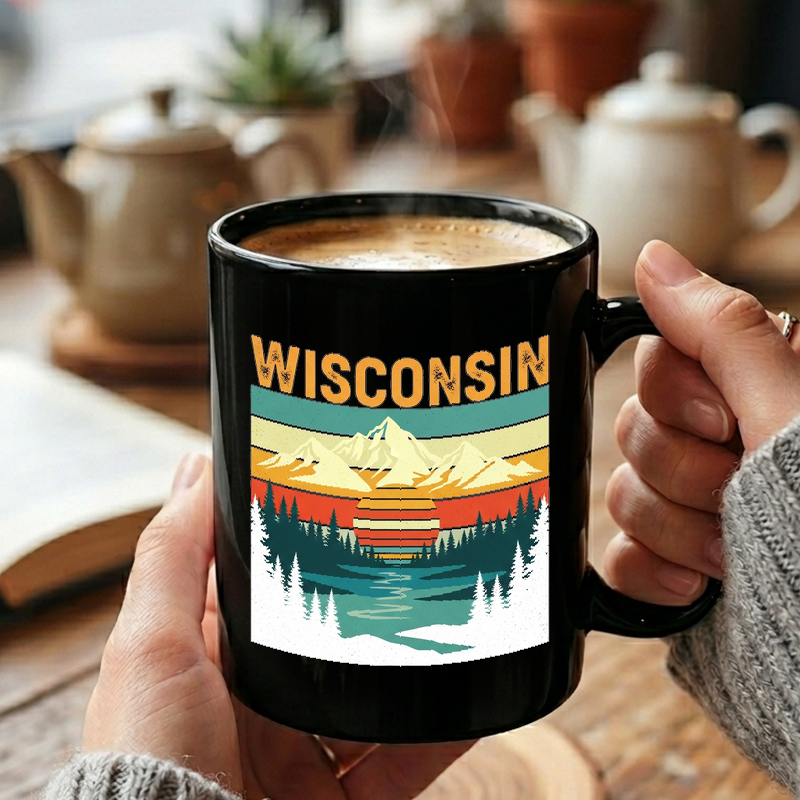Vintage Wisconsin Landscape Mug