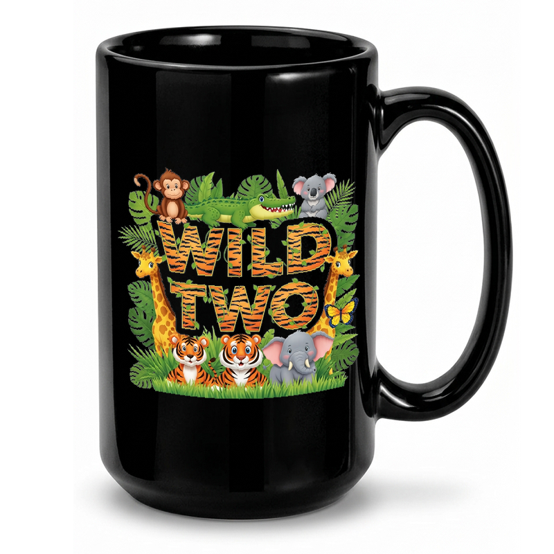 Jungle Animal Wild Two Mug