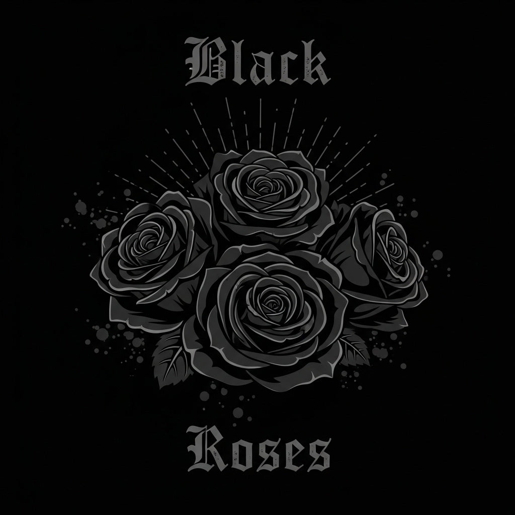 Black Roses Gothic Design Mug