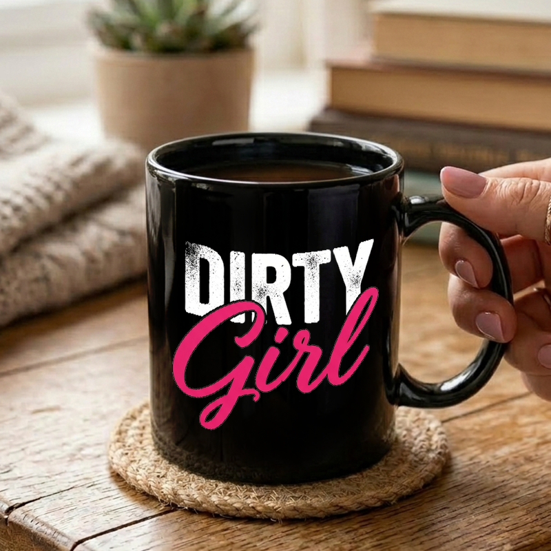 Dirty Girl Racing Design Mug