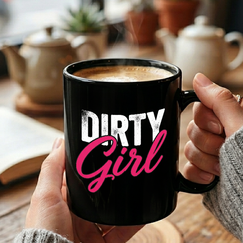 Dirty Girl Racing Design Mug