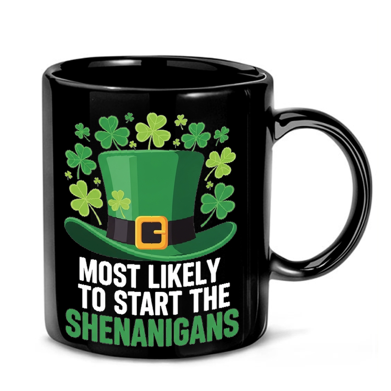 Shamrock Shenanigans St. Patrick's Day Mug