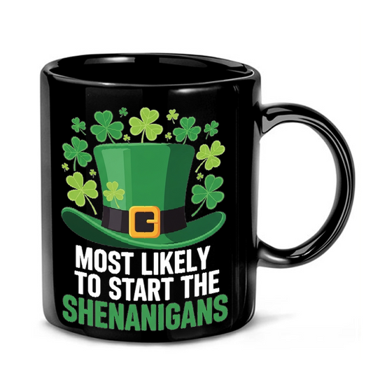 Shamrock Shenanigans St. Patrick's Day Mug