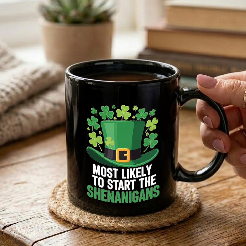 Shamrock Shenanigans St. Patrick's Day Mug