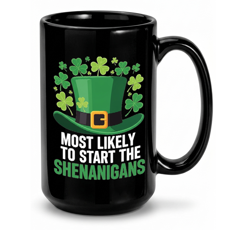 Shamrock Shenanigans St. Patrick's Day Mug