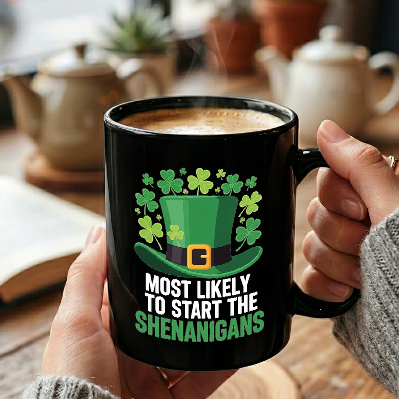 Shamrock Shenanigans St. Patrick's Day Mug