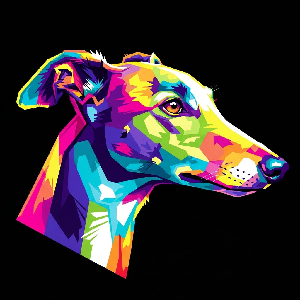 Colorful Greyhound Pop Art Mug
