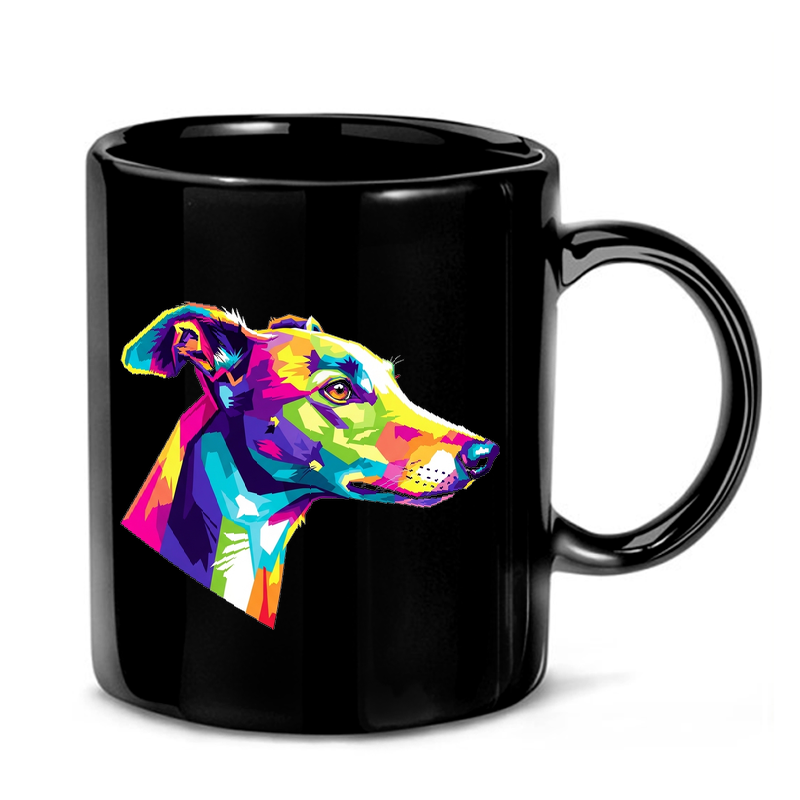 Colorful Greyhound Pop Art Mug