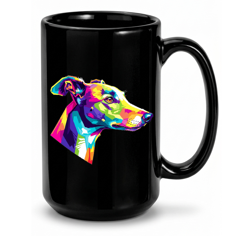 Colorful Greyhound Pop Art Mug