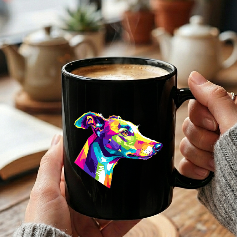 Colorful Greyhound Pop Art Mug