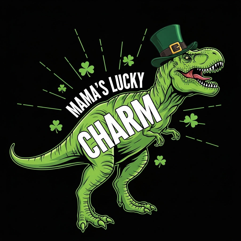 Lucky Dinosaur St Patricks Charm Mug