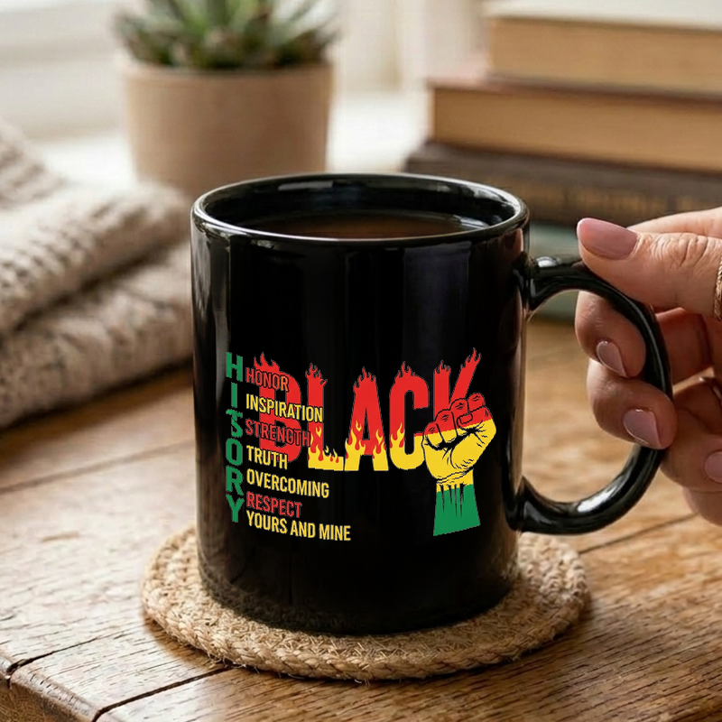 Black History Solidarity Fist Mug