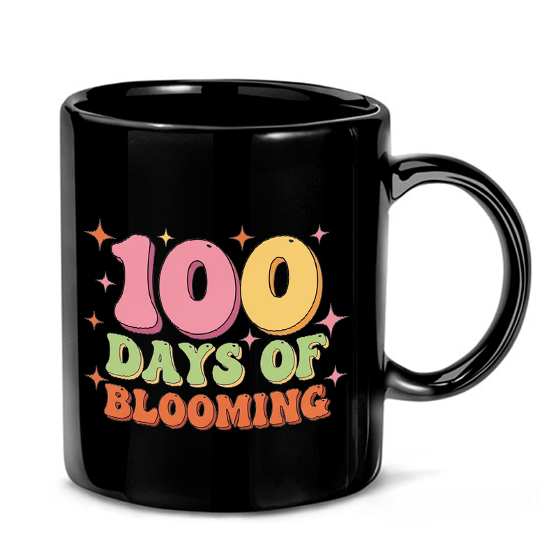 Retro 100 Days of Blooming Mug