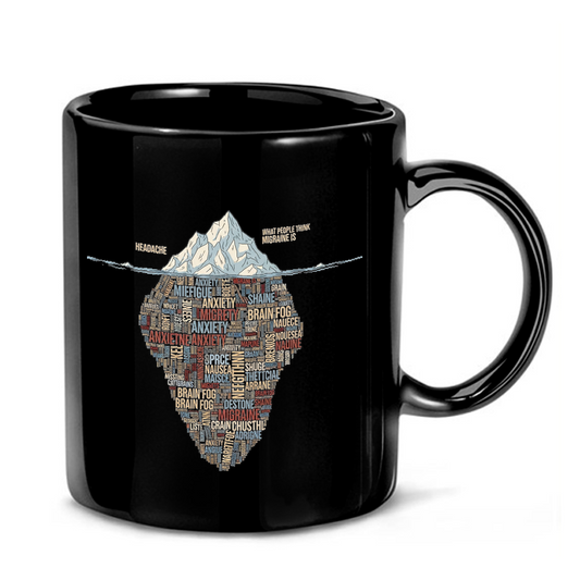 Migraine Iceberg Symptom Awareness Mug