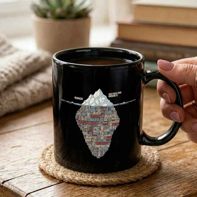Migraine Iceberg Symptom Awareness Mug