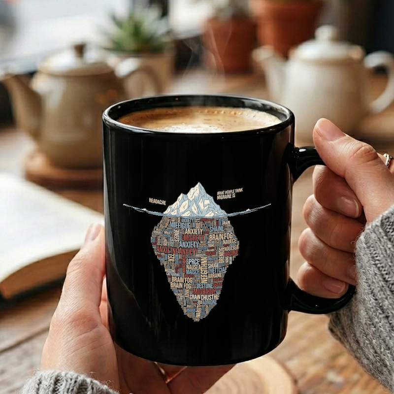Migraine Iceberg Symptom Awareness Mug