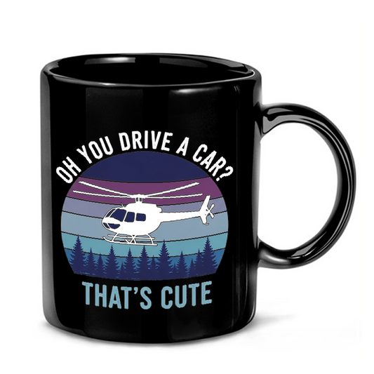 Helicopter Pilot Retro Design Mug