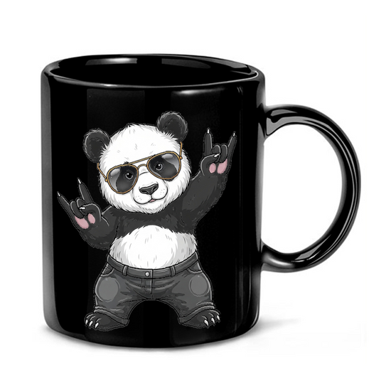 Panda Rock Star Mug