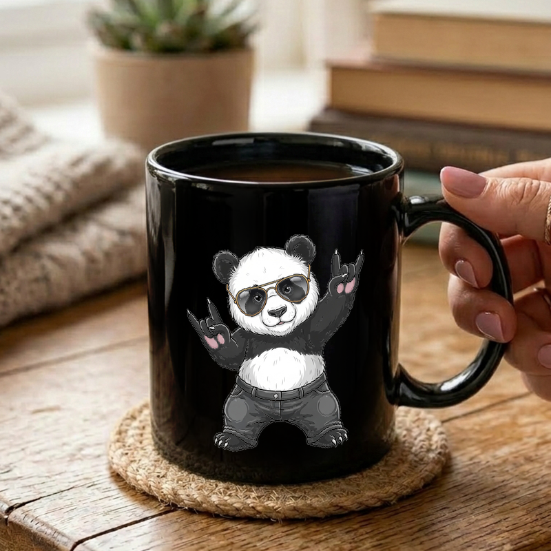 Panda Rock Star Mug