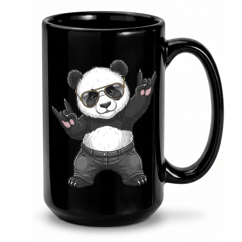 Panda Rock Star Mug