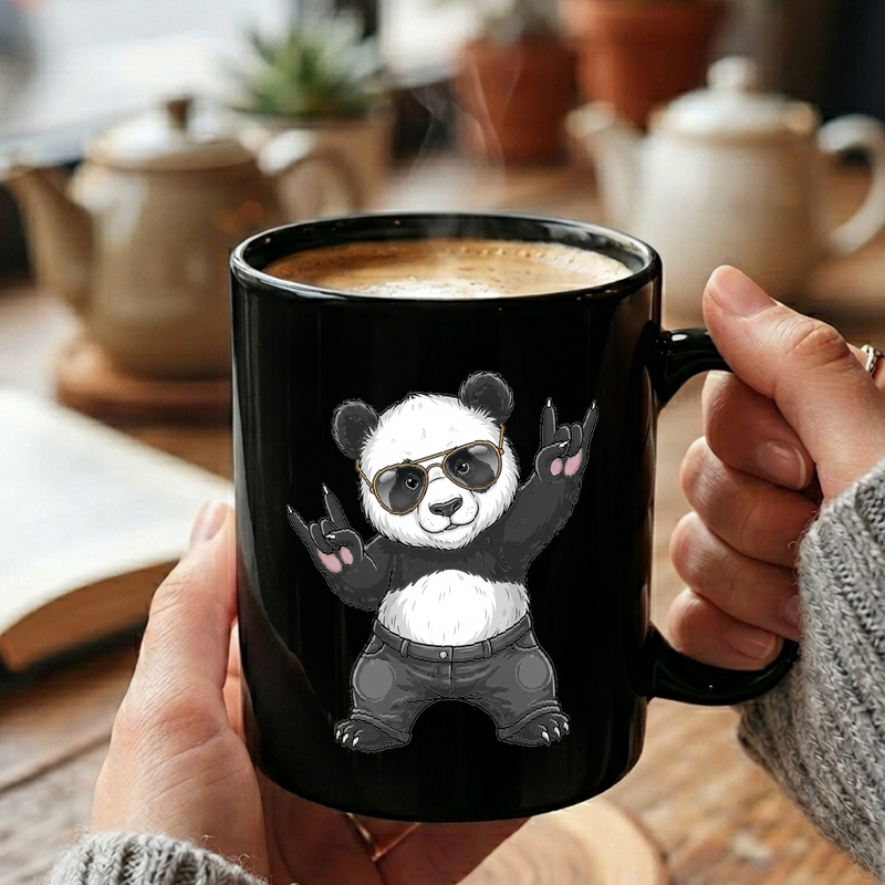 Panda Rock Star Mug