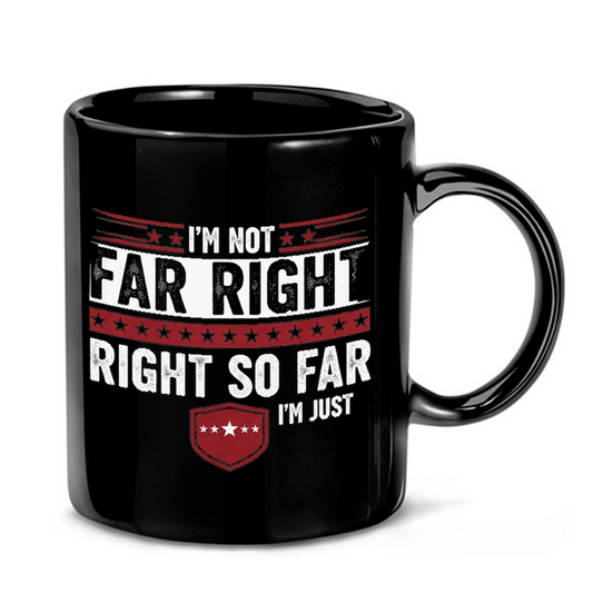 Distressed Political Typography Mug