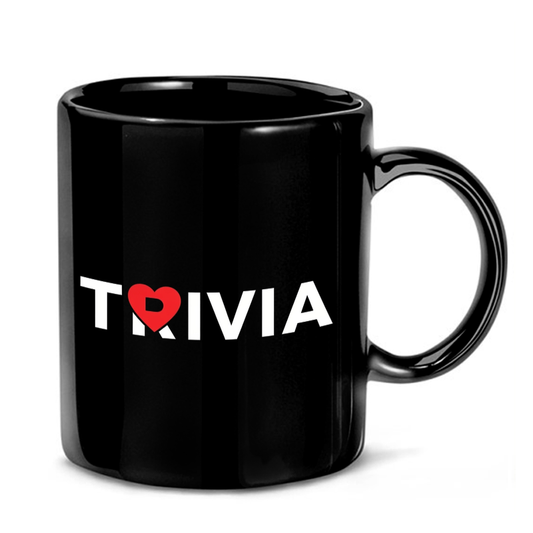 Heart Trivia Design Mug