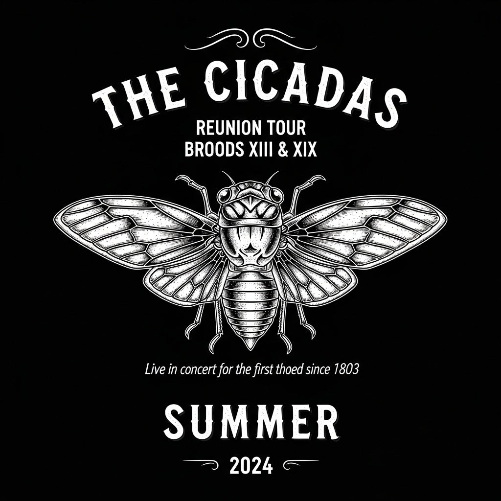 Cicada Broods XIII & XIX Reunion Tour 2024 Mug