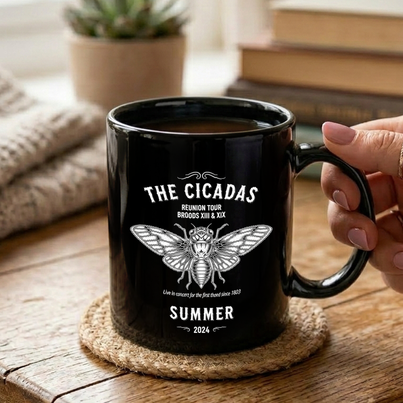 Cicada Broods XIII & XIX Reunion Tour 2024 Mug