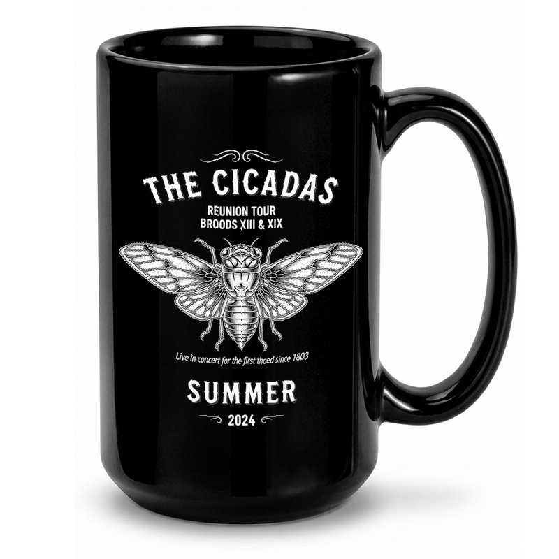 Cicada Broods XIII & XIX Reunion Tour 2024 Mug