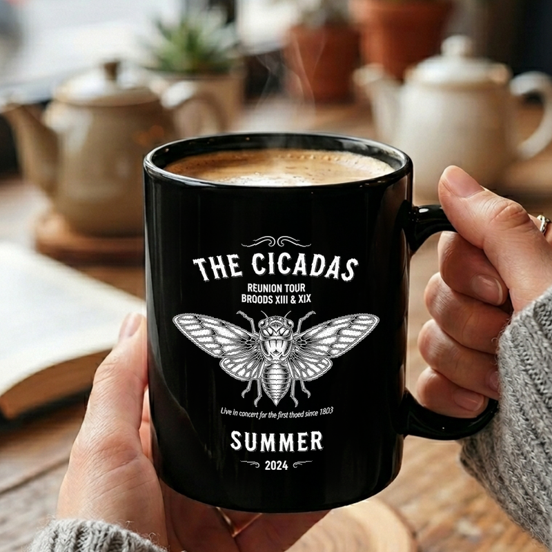 Cicada Broods XIII & XIX Reunion Tour 2024 Mug