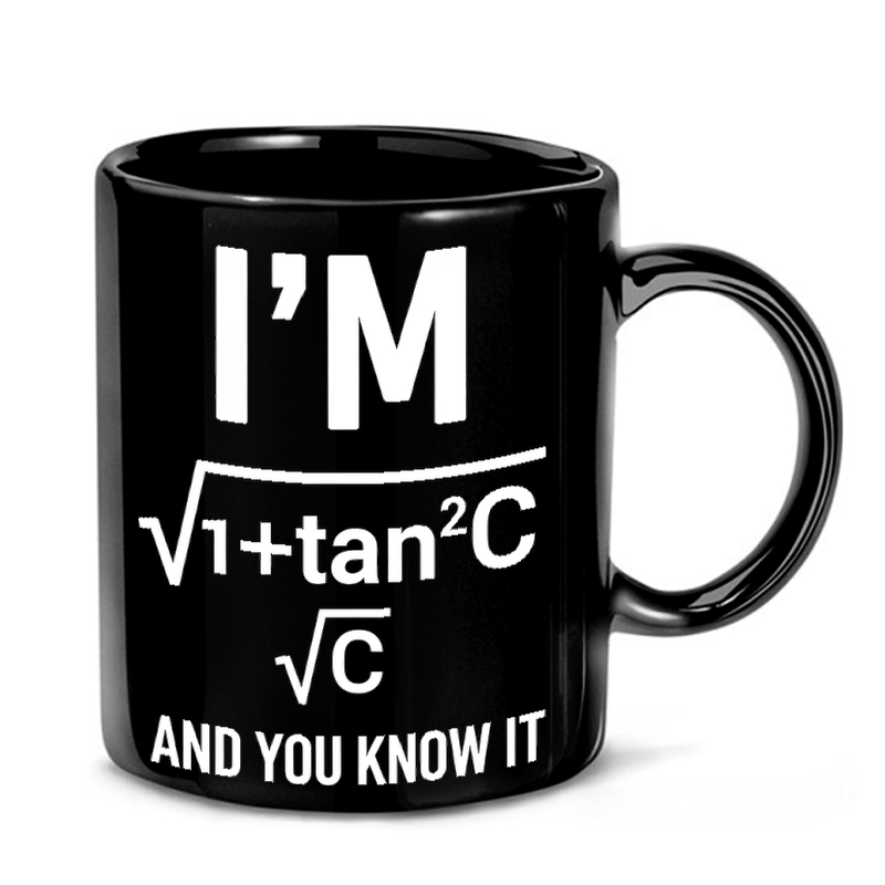 Trigonometry Pun Graphic Mug