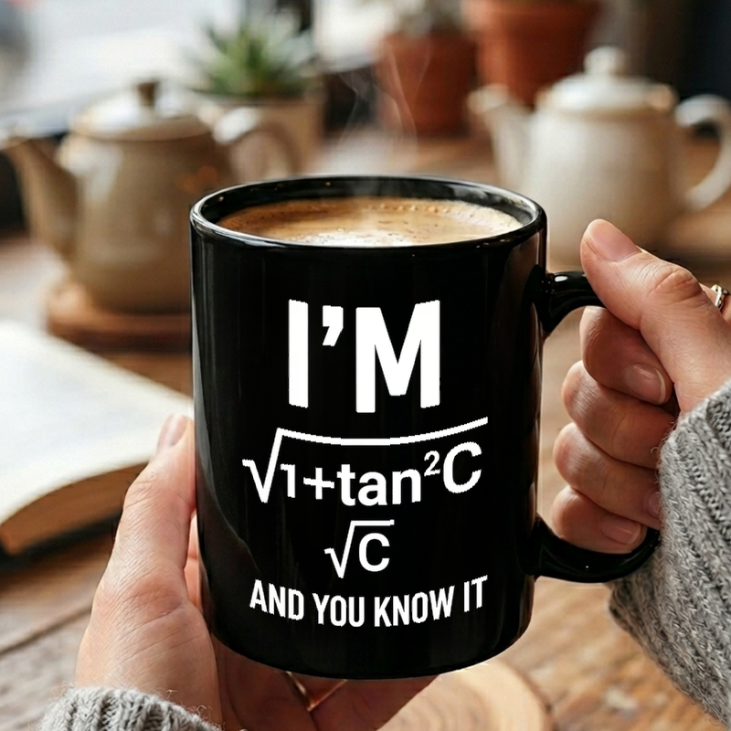 Trigonometry Pun Graphic Mug