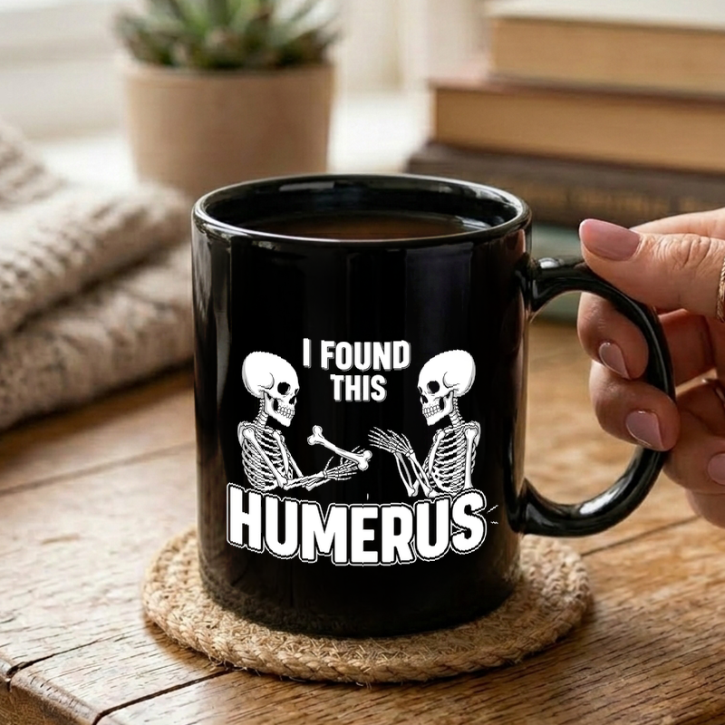 Funny Skeleton Anatomy Pun Mug