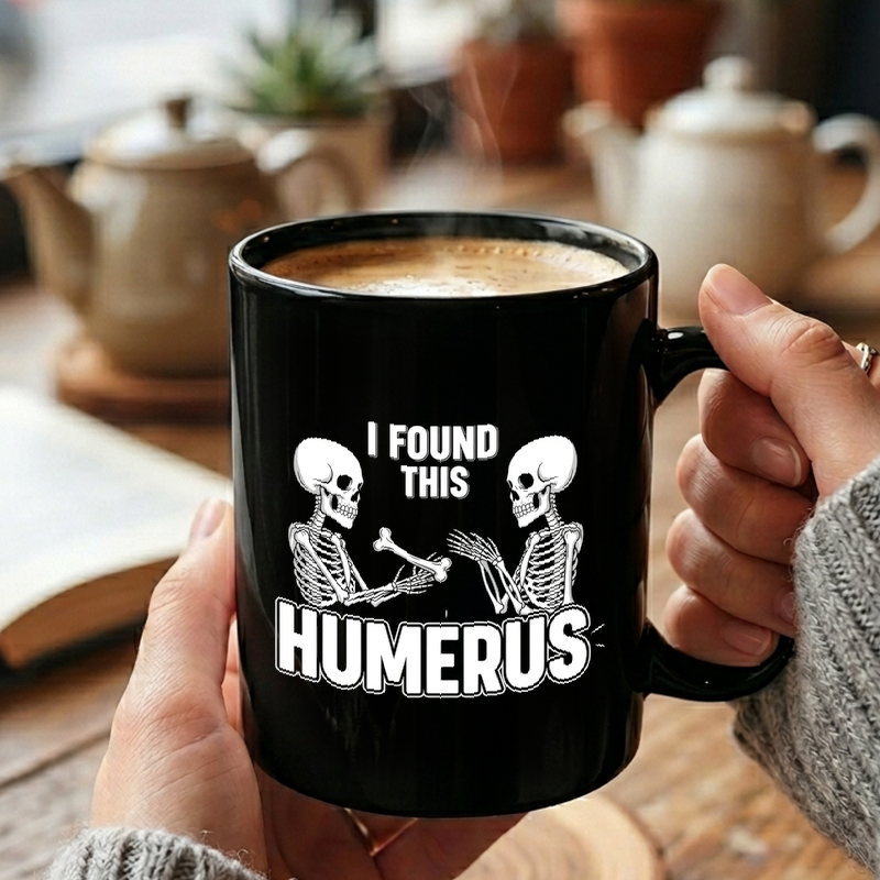 Funny Skeleton Anatomy Pun Mug