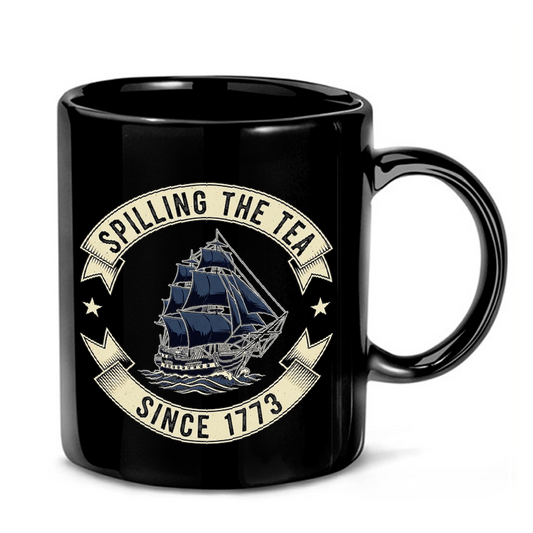 Spilling The Tea Ship Mug
