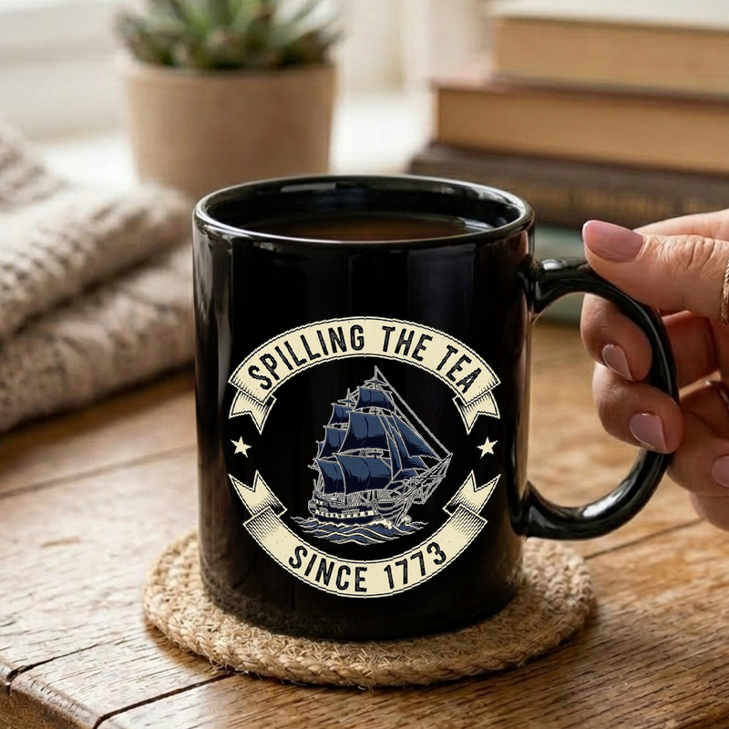 Spilling The Tea Ship Mug