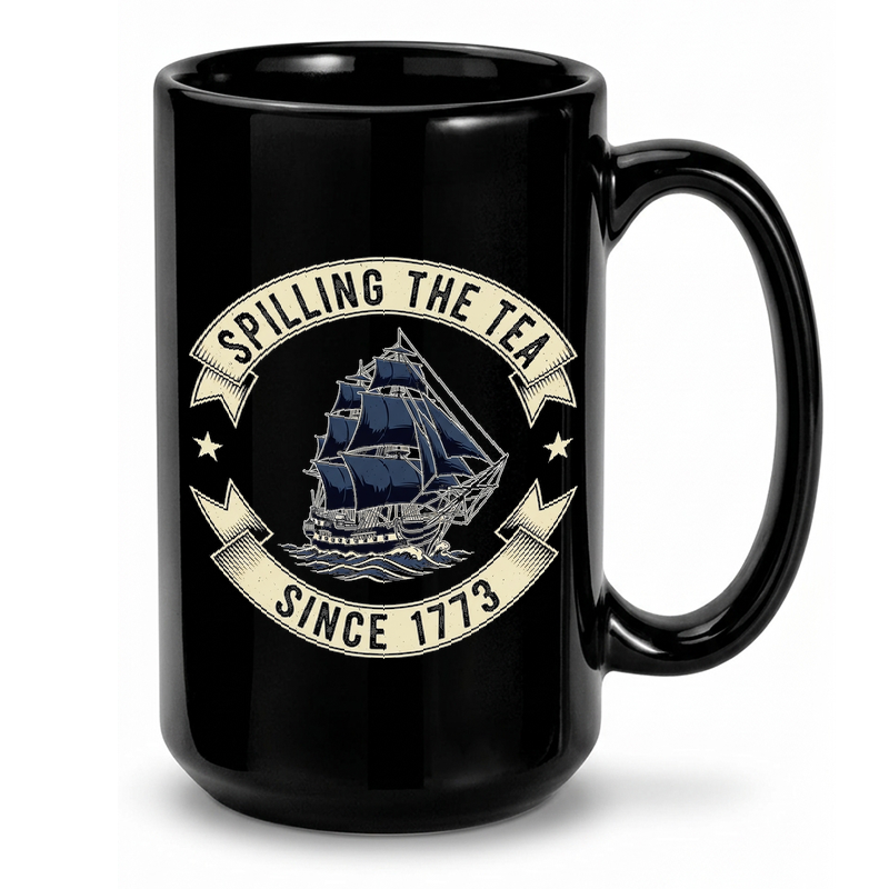 Spilling The Tea Ship Mug