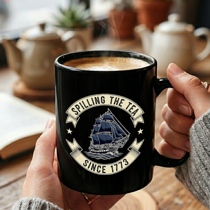 Spilling The Tea Ship Mug
