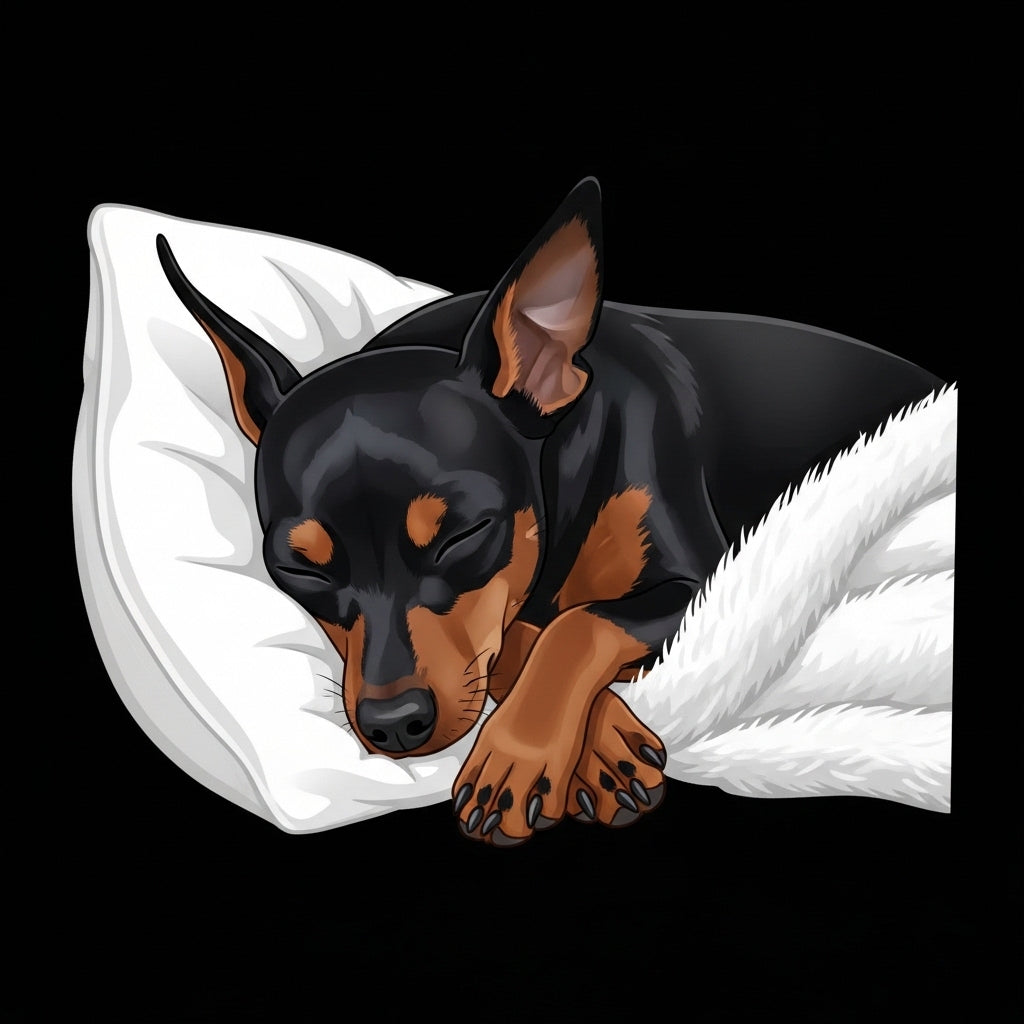 Sleeping Min Pin Illustration Mug